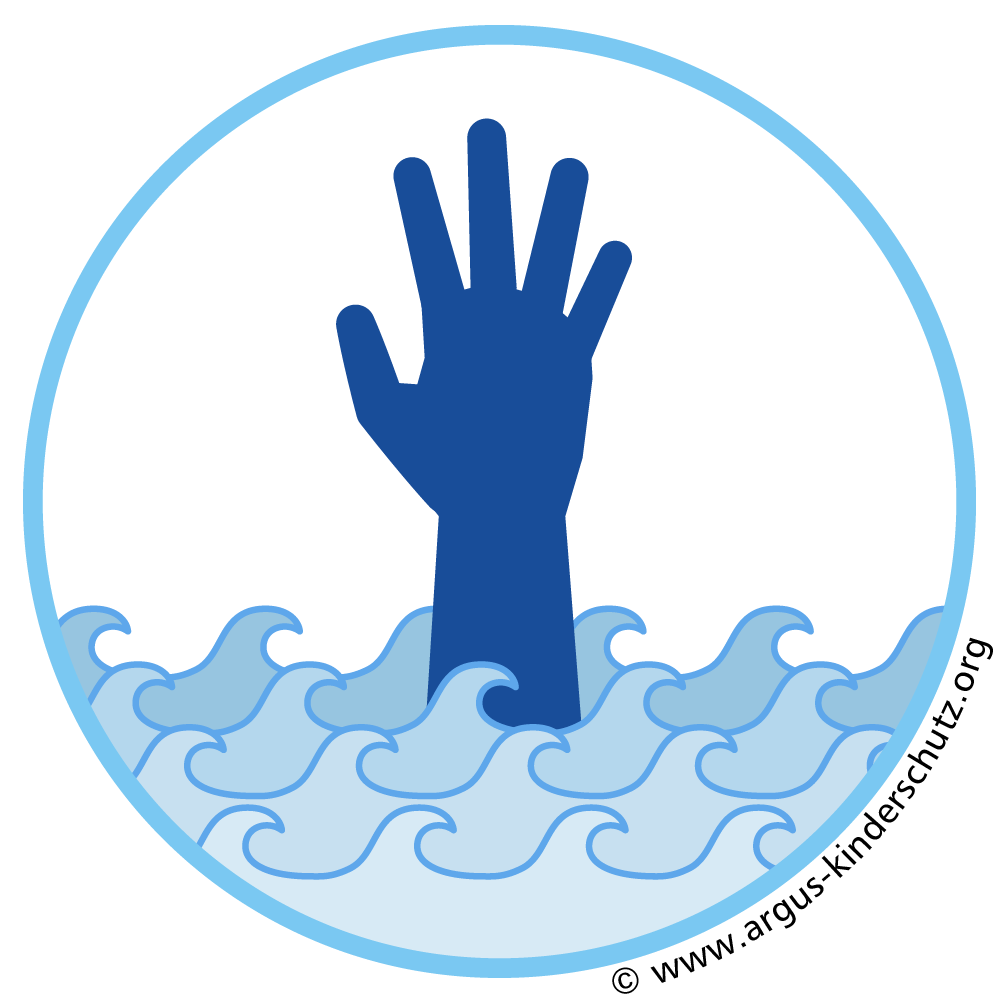 Icon für Bedarf: Hand eines Ertrinkenden