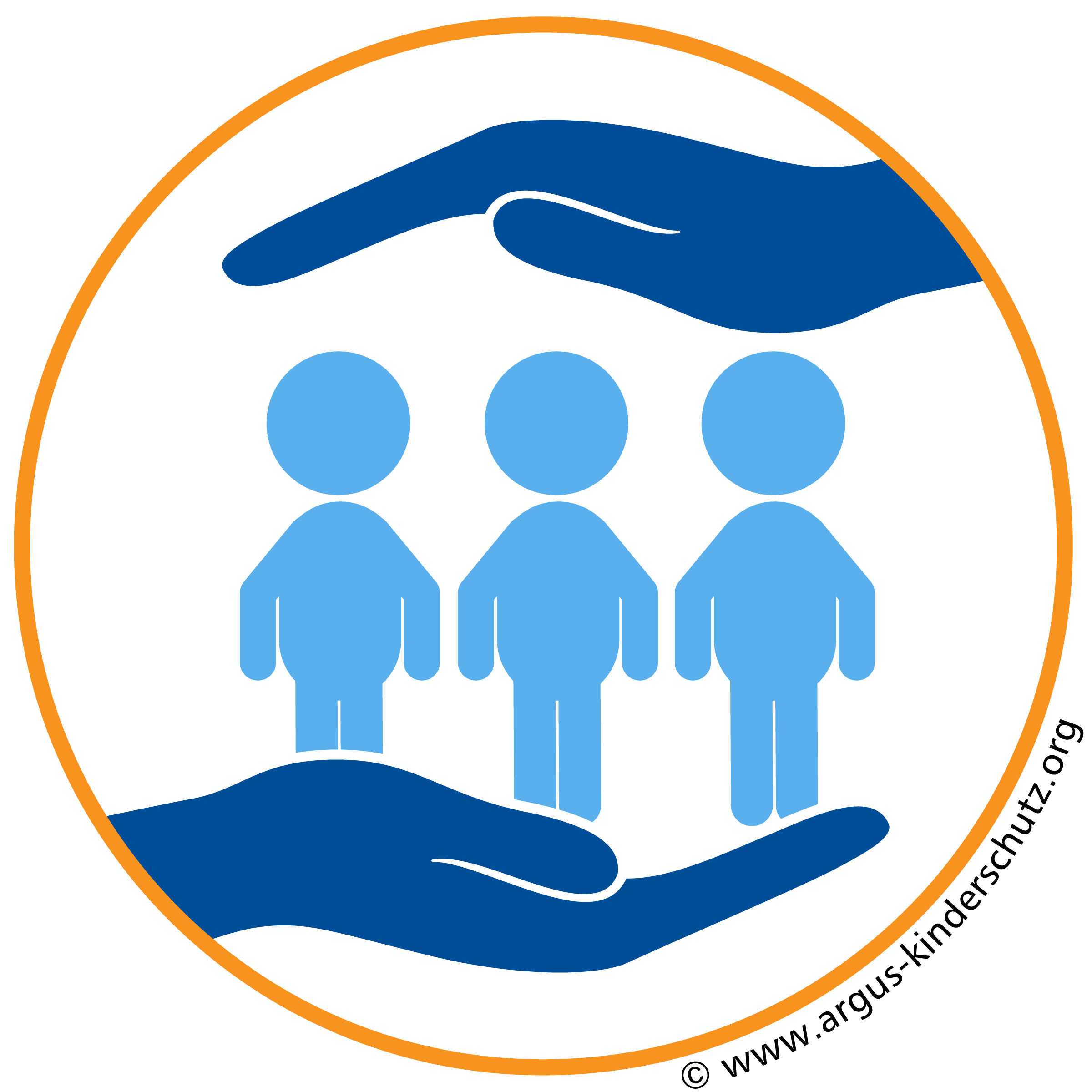 Icon für Schutz von drei Kindern